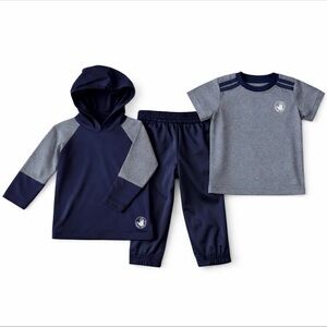 Body Glove Baby Boys 3-Pc Athletic Outfit Set 12M EUC